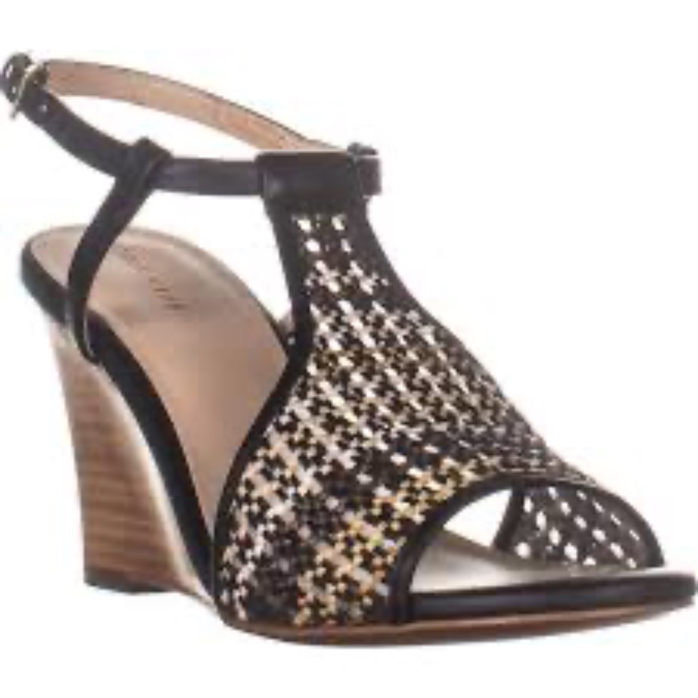 COLE HAAN 'Maddie' Open-Toe Wedge Sandals